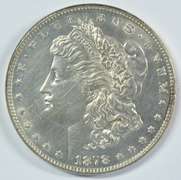 Fully struck BU 1878 7/8 Strong TF Morgan Silver Dollar