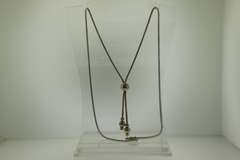 Italian Sterling Silver lariat Necklace