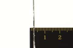 14K White Gold 0.9mm Grooved Box Square Snake Chain Necklace