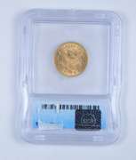 MS65 1880-S $5.00 LIberty Head Gold Half Eagle - Graded by ICG