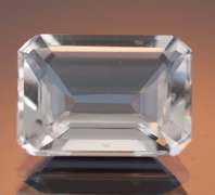 Gem grade 9.88ct emerald cut Quartz