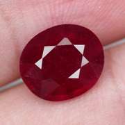 Fabulous 5.66ct deep blood red Ruby