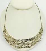 Grace & Heart Large Sterling Free Form Necklace