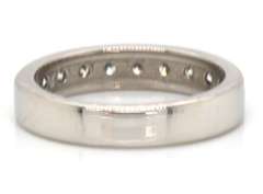 Classic Platinum Channel Set Diamond Ring