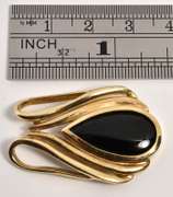 Bold Black Onyx Slider/Pendant