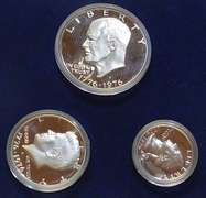 1976 Sil PRF 3 pc BiCentennial 40% Sil