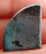 Captivating 17.20ct sharks fin cut blue Azurite