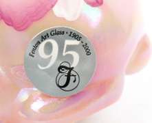 Signed Fenton Rabbit, 95th Anniversary Collection