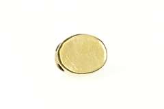 14K Yellow Gold Victorian Green Agate Slide Bracelet Charm/Pendant