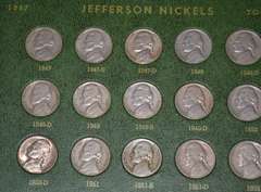 Sharp  Jefferson Nickel Set 1938-1961