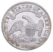 1833 Capped Bust Half Dollar