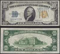 $10 1934-A North Africa WWII Emergency Issue Very Fine