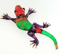 Hand Blown Glass Lizard Figurine