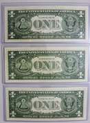(3) Gem Crisp 1969-C $1 Star Notes FRB Of Chicago-Consecutive Tough Series!