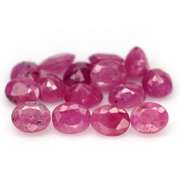 Heated only! 8.02ct violet red Ruby set