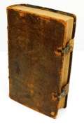 1814 Antique German Leather Bible with Genealogy