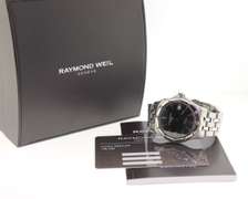 Raymond Weil Stainless Steel Black Dial Watch