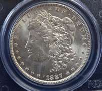 1887 PCGS   MS 63 Morgan Dollar