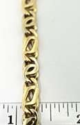 Gorgeous 18K 21" Fancy Link Necklace