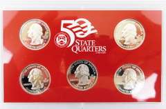 2007 Silver Proof State Quarters Set w/COA