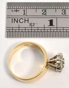 Sparkling Traditional Diamond Cluster Ring