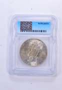 MS63 1925-S Peace Silver Dollar - Graded ICG