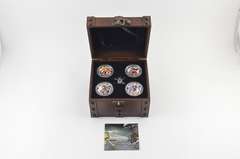 2011 Niue $2 1 Oz .999 Fine Silver - 4 Coin Set - Fancy Display & COA