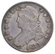 1830 Capped Bust Half Dollar