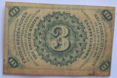 3 Cent Third Series Fractional Note
