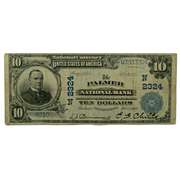1902 Series $10 National Hampton Palmer Mass Note