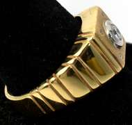 14KT Custom Men's Diamond Ring
