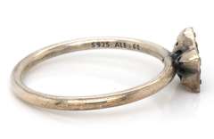 Playful Silver Pandora CZ Star Ring