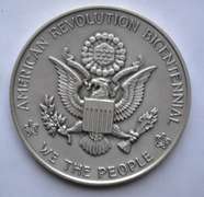 1976 Large Sterling US Mint Bicentennial Medal
