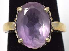 Sterling Silver Amethyst Ring