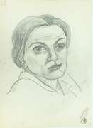 VERY COLLECTIBLE PENCIL DRAWINGS ON PAPER BY KORNEEV