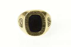 10K Yellow Gold 1985 Eastern Kentucky University Men's Class Ring