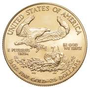 1989 $25 American Gold Eagle - 1/2 Oz. Fine Gold