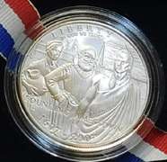 2007 Unc Jamestown Silver Dollar