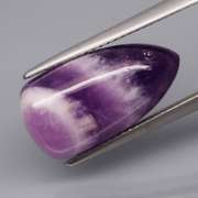Beautifully striated 10.52ct chevron Amethyst