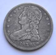 Sharp 1838 Bust Half Dollar