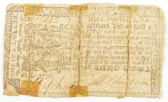 1770 Colonial Maryland - Annapolis Half Dollar Note