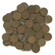 100 Nice assorted mixed date Indian Head Cents. Circs