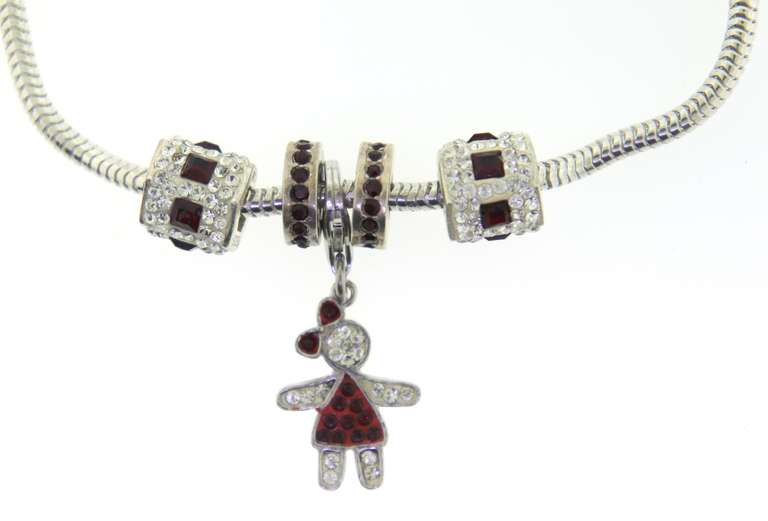 Sterling Silver Charm Bracelet