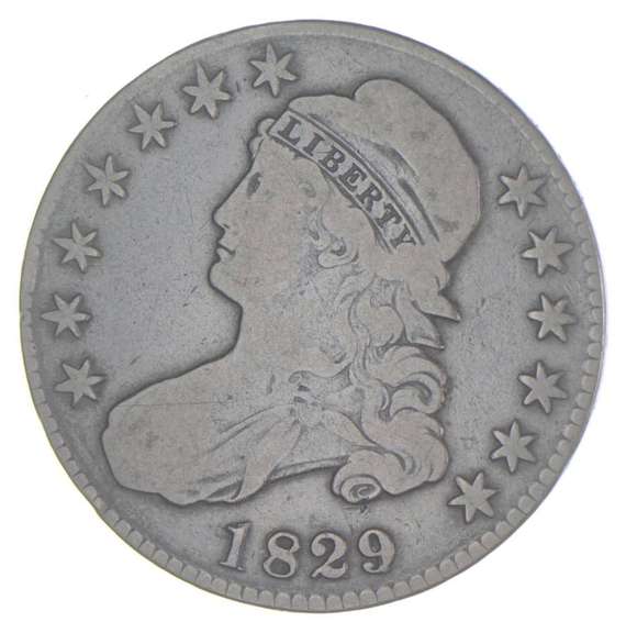 1829/27 Capped Bust Half Dollar - Lola