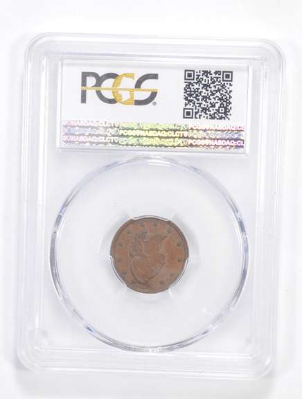 AU55 MF Beirn Magnolia Hotel Civil War Token F-750E-1a Copper PE PCGS