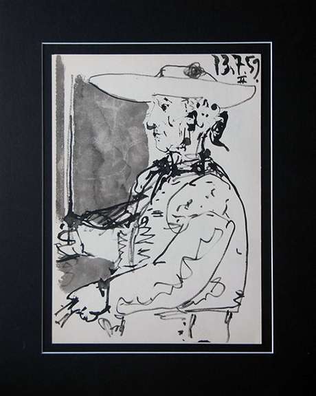 Vintage Pablo Picasso Lithograph Circa 1961