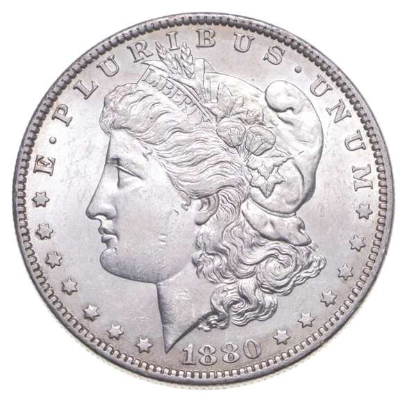 1880-O Morgan Silver Dollar