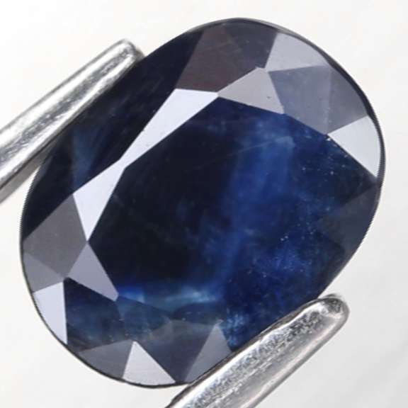 Rare full blue .72ct heated only Australian Sapphire