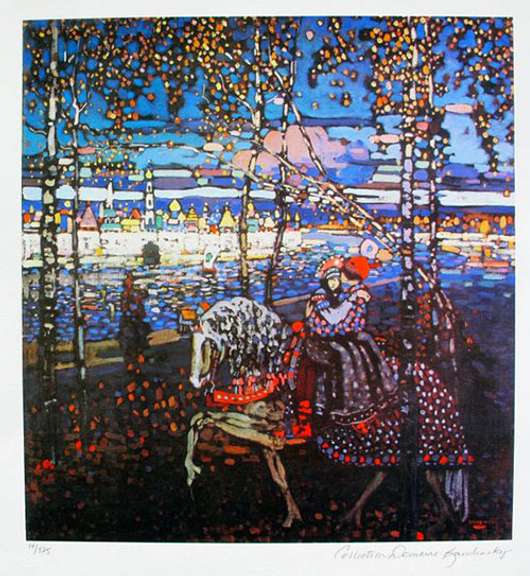 Wassily Kandinsky, Couple Riding