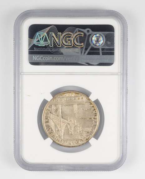 MS65 1936-S Bay Bridge Opening Commemorative Half Dollar - Graded NGC